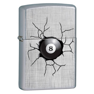 Accendino Zippo 22A033 8 Ball Design Antivento Ricaricabile