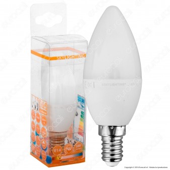 SkyLighting Lampadina LED E14 7W Candela - mod. C37CPA-1407C /