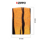 Immagine 4 - Zippo Premium Accendino a Benzina Ricaricabile ed Antivento con Fantasia Tiger Print Designs - mod. 48217