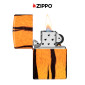 Immagine 5 - Zippo Premium Accendino a Benzina Ricaricabile ed Antivento con Fantasia Tiger Print Designs - mod. 48217