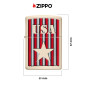 Immagine 4 - Zippo Accendino a Benzina Ricaricabile ed Antivento con Fantasia USA Design - mod. 48204