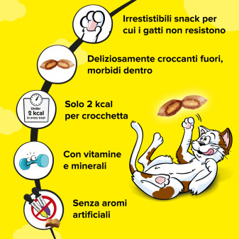 Acquista Catisfactions Snack al Formaggio per Gatti