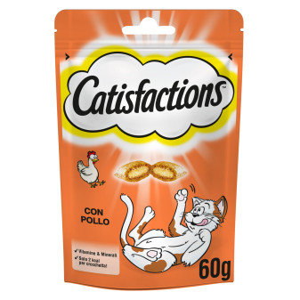 Catisfactions Snack al Pollo per Gatti - Confezione 60g