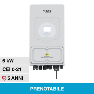 Inverter 6kW Monofase IP65 per Impianto Fotovoltaico V-Tac