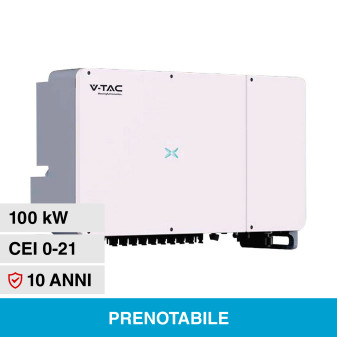 V-Tac VT-6607100 Inverter On Grid 100kW Trifase IP66 per Impianto...