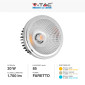 Immagine 5 - V-Tac VT-1121 Faretto LED AR111 da Incasso 20W COB Downlight Rotondo - SKU 212792 / 212793 / 212794