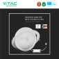 Immagine 10 - V-Tac Pro VT-2-30 Faretto LED COB da Incasso Orientabile Rotondo 30W Chip Samsung Colore Bianco - SKU 21845 / 21846 / 21832