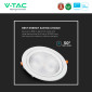 Immagine 11 - V-Tac Pro VT-2-30 Faretto LED COB da Incasso Orientabile Rotondo 30W Chip Samsung Colore Bianco - SKU 21845 / 21846 / 21832