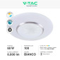 Immagine 2 - V-Tac Gallery VT-8504 Plafoniera LED Rotonda 30W/60W SMD CCT 3in1 Effetto Cielo Stellato Dimmerabile Telecomando - SKU 2114621