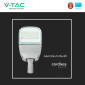 Immagine 6 - V-Tac VT-ST303 Lampada Stradale LED 50W SMD Lampione IP65 Chip Samsung con Pannello Solare e Telecomando - SKU 7837