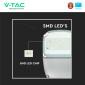 Immagine 7 - V-Tac VT-ST303 Lampada Stradale LED 50W SMD Lampione IP65 Chip Samsung con Pannello Solare e Telecomando - SKU 7837