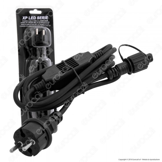 Cavo di Alimentazione con Stabilizzatore e Uscita 2 Pin IP44 Cavo di Alimentazione con Stabilizzatore e Uscita 2 Pin IP44