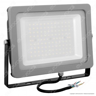 V-Tac VT-49100 Faretto LED SMD Ultrasottile 100W da Esterno Colore