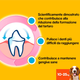 Pedigree Dentastix Medium per l'igiene orale del cane 105 stick