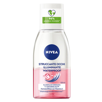 Nivea Struccante Occhi Illuminante Waterproof Bifase con Vitamina C Formula...