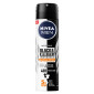 Nivea Men Black &amp; White Invisible Ultimate Impact Deodorante Spray Uomo 48H Skin Active Protection 5in1- Flacone da 150ml