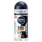 Immagine 1 - Nivea Men Black & White Invisible Deodorante Roll-On Uomo 48H Skin Active Protection Ultimate Impact - Flacone da 50ml