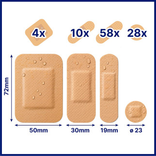 100 Cerotti Universal Traspiranti Water Resistant Hansaplast