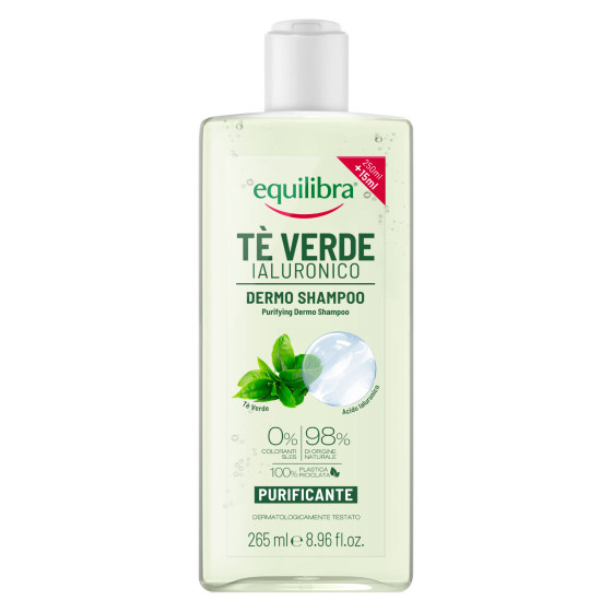 Tè Verde Ialuronico Dermo Shampoo Purificante Equilibra Tè Verde Ialuronico Dermo Shampoo Purificante Equilibra