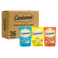 Catisfactions Kit Snack per Gatti 3 Gusti Salmone Formaggio Pollo - 36 Bustine