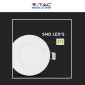 Immagine 9 - V-Tac VT-307 RD Pannello LED Rotondo 3W SMD da Incasso con Driver - SKU 216292 / 216293 / 216294