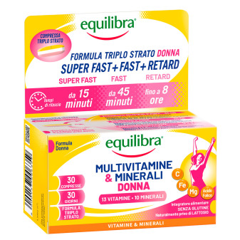 Equilibra Multivitamine & Minerali Donna Integratore Alimentare...