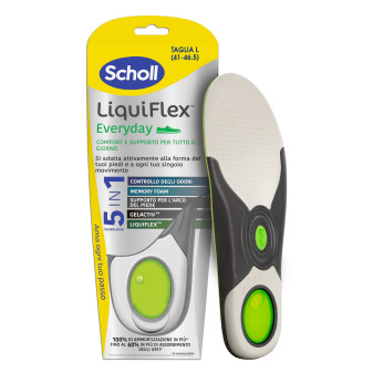 Scholl Plantare LiquiFlex Everyday Supporto e Comfort Quotidiano per Scarpe e...