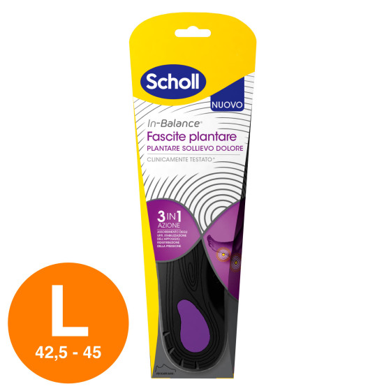 Scholl In-Balance Fascite Plantare Sollievo Dolore Scholl In-Balance Fascite Plantare Sollievo Dolore