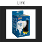 Immagine 9 - Life Lampadina LED E27 18W Bulb G125 Globo Milky Filament in Vetro - mod. 39.920387CM27 / 39.920387CM30 / 39.920387NM40