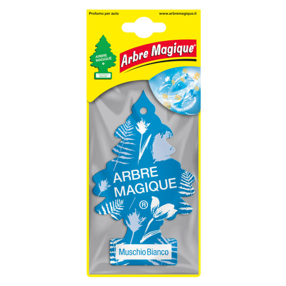 Profumatore Solido Auto Muschio Bianco Arbre Magique Profumatore Solido Auto Muschio Bianco Arbre Magique