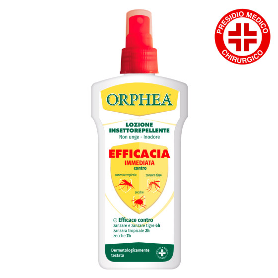 Spray Insettorepellente Inodore Anti Zanzara da 100ml Orphea Spray Insettorepellente Inodore Anti Zanzara da 100ml Orphea