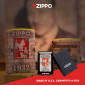 Immagine 6 - Zippo Premium Accendino a Benzina Ricaricabile ed Antivento con Fantasia Founder's Day Design - mod. 48163