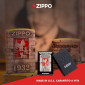 Immagine 6 - Zippo Premium Accendino a Benzina Ricaricabile ed Antivento con Fantasia Founder's Day Design - mod. 48163