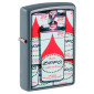 Immagine 1 - Zippo Accendino a Benzina Ricaricabile ed Antivento con Fantasia Fuel Can Design - mod. 48142