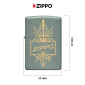 Immagine 4 - Zippo Accendino a Benzina Ricaricabile ed Antivento con Fantasia Zippo Script Design - mod. 48159