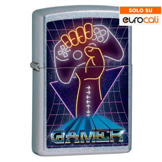 Accendino Zippo mod. 207 Gamer Design Antivento ESCLUSIVA EUROCALI