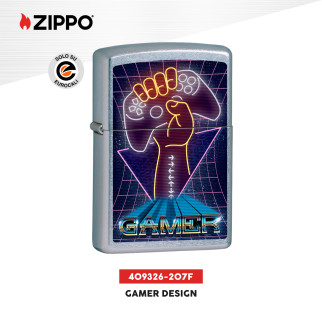 Accendino Zippo mod. 207 Gamer Design Antivento ESCLUSIVA EUROCALI