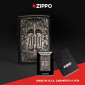 Immagine 6 - Zippo Accendino a Benzina Ricaricabile ed Antivento con Fantasia Zippo Design - mod. 48253 [TERMINATO]