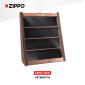 Immagine 2 - Zippo Espositore Ufficiale in Legno con Vetrinetta per 20 Accendini - mod. EXPO-TS20