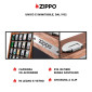 Immagine 3 - Zippo Espositore Ufficiale in Legno con Vetrinetta per 20 Accendini - mod. EXPO-TS20