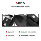 Immagine 3 - Zippo Custodia in Vera Pelle per Accendini Colore Nero - mod. LPTBK