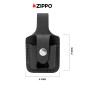 Immagine 4 - Zippo Custodia in Vera Pelle per Accendini Colore Nero - mod. LPTBK