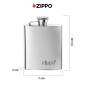 Immagine 4 - Fiaschetta Originale Zippo in Acciaio Inossidabile Lucido da 88ml - mod. 122228