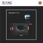 Immagine 5 - V-Tac VT-930 Super Saver Pack 2x Portafaretto Quadrato Fisso da Incasso per Lampadine GU10 e GU5.3 (MR16) Nero - SKU 6643