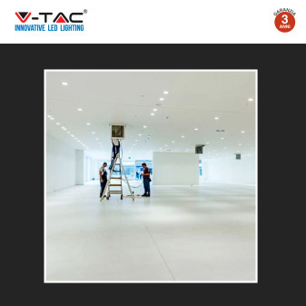VT-934 Portafaretto Rotondo Nero per GU10 GU5.3 V-Tac