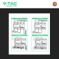 Immagine 5 - V-Tac VT-6610310 Misuratore per Inverter Trifase XG Series con Display LCD per Impianti Fotovoltaici - SKU 11505