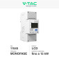 Immagine 2 - V-Tac VT-DDSU666 Misuratore per Inverter Monofase 220/240V RS485 2P MID con Display LCD per Impianti Fotovoltaici - SKU 11545