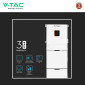 Immagine 7 - V-Tac VT-6605103 Inverter Ibrido 5kW Monofase con Display LCD e Armadio Rack per Impianto Fotovoltaico - SKU 11376 [TERMINATO]