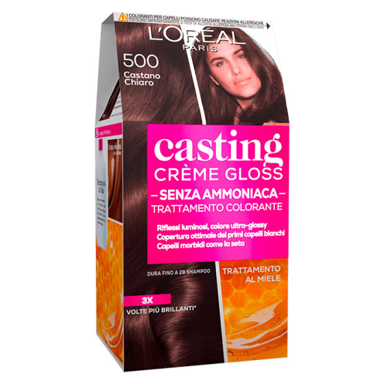 Tinta Capelli 500 Castano Chiaro L'Oréal Casting Tinta Capelli 500 Castano Chiaro L'Oréal Casting