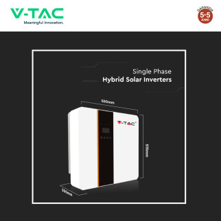 VT-6606103 Inverter 5kW Monofase Pannelli Fotovoltaici V-Tac